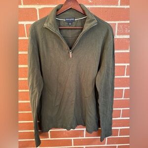 Banana Republic Quarter Zip Pullover Olive Green Men’s Medium